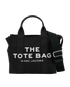 The Tote Bag, &pound;120, Handbags, Black, Canvas, Front view